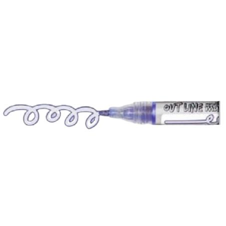 Marker permanentny Outline ciemny niebieski TOMA