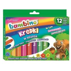 KREDKI W SZTYFCIE 12 KOL. BAMBINO STANDARD