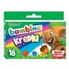 Kredki świecowe 18 kol. BAMBINO