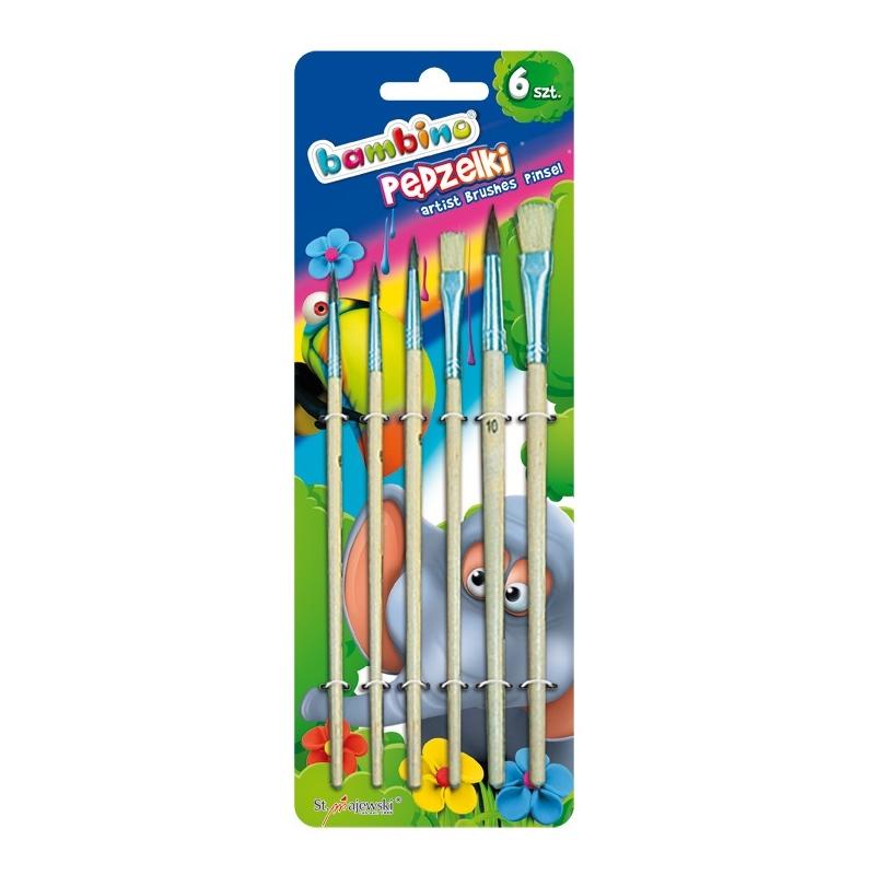 Pędzelki 6 szt.