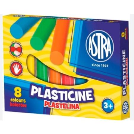 Plastelina 8kol. ASTRA