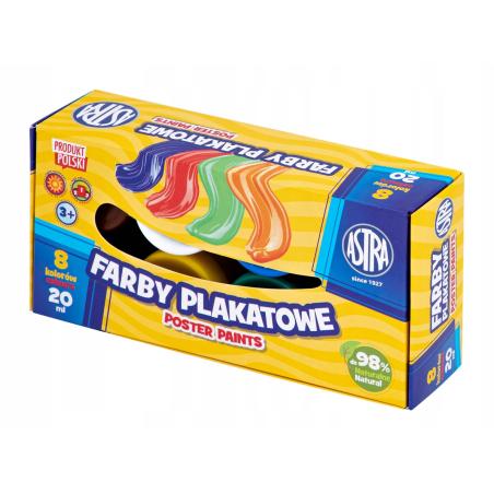 FARBY PLAKATOWE ASTRA 8 KO LX 20 ML STAN DARD BOX