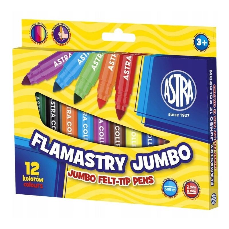 Flamastry jumbo 12kol. ASTRA