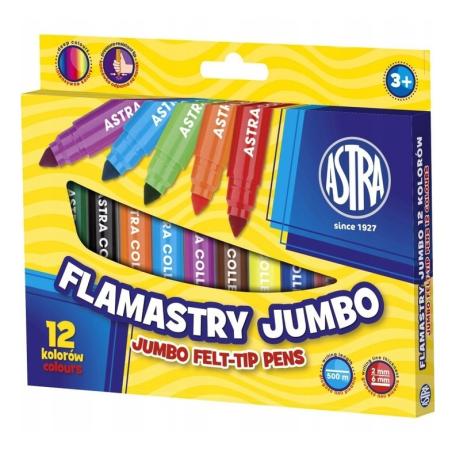 Flamastry jumbo 12kol. ASTRA