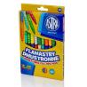 ASTRA Flamastry dwustronne 1224 kolory