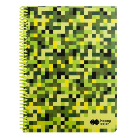 Kołonotatnik PIXI 3 A4 80k kratka HAPPY COLOR