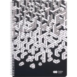 Kołobrulion JUST 4, B5, 80k, kratka 80g/m2 HAPPY COLOR