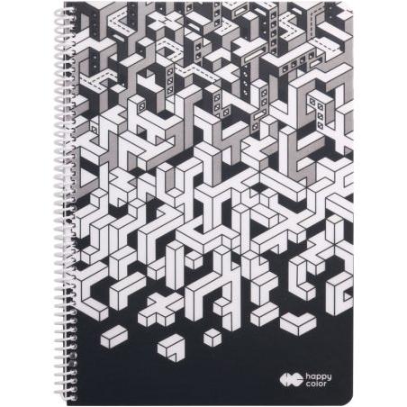 Kołobrulion JUST 4, B5, 80k, kratka 80g/m2 HAPPY COLOR