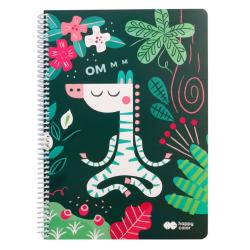 Kołonotatnik AFRYKANKI 1 A4 80k kratka Happy Color