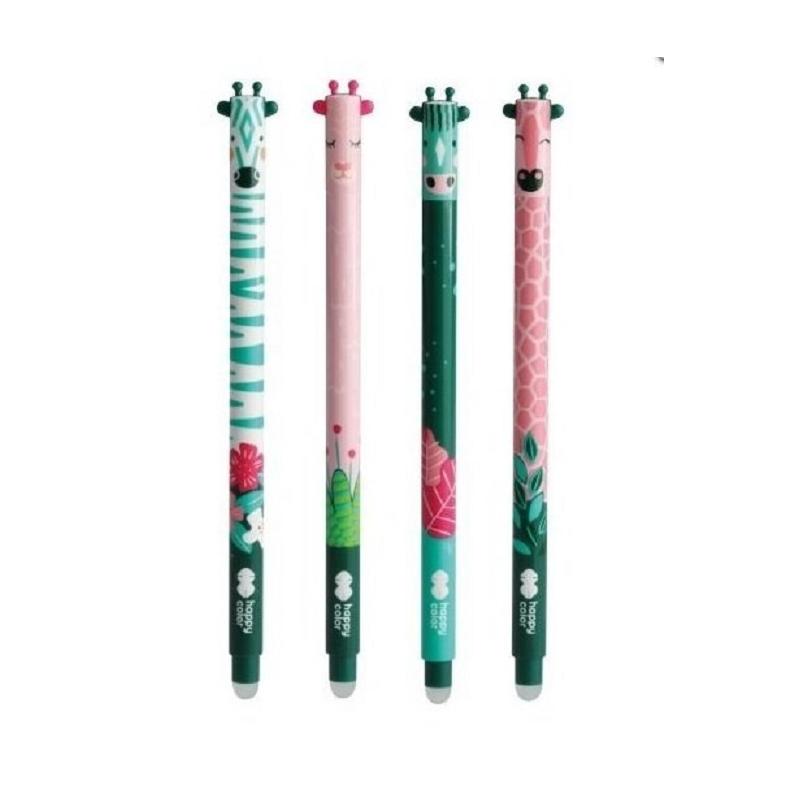 Długopis wymazywalny Afrykanki 0,5mm niebieski HAPPY COLOR