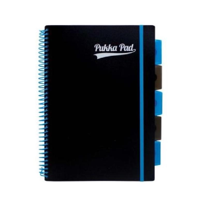 Projekt book PP neon A4 kratka niebieski PUKKA PAD