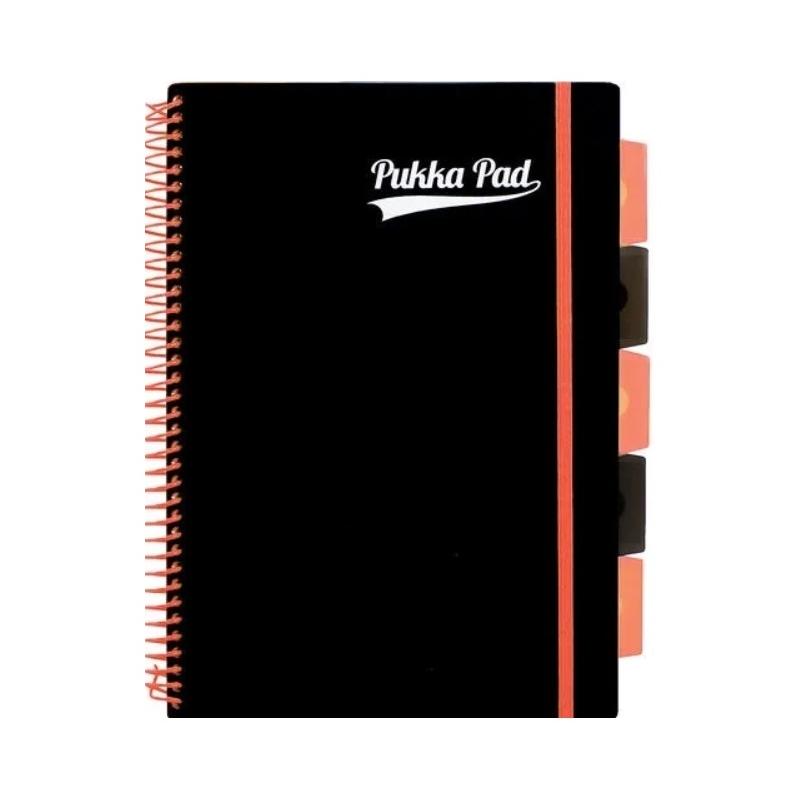 PUKKA design book pp neon A4 решітка радіатора помаранчева