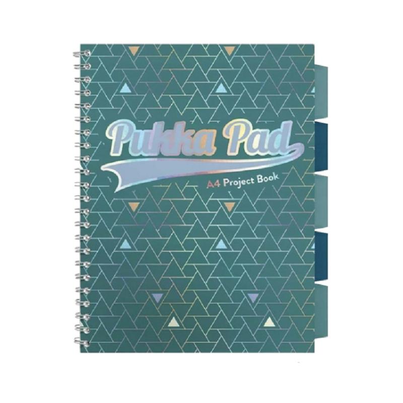 Glee project book A4 100k kratka zielony PUKKA PAD