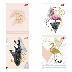 Zeszyt A4 32k kratka Animals brokat UNIPAP