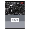 Zeszyt A5 60k kratka Laminowany Engine UNIPAP