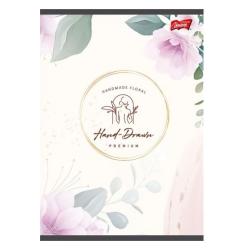 Zeszyt A5 60k linia Laminowany Romantic Garden UNIPAP