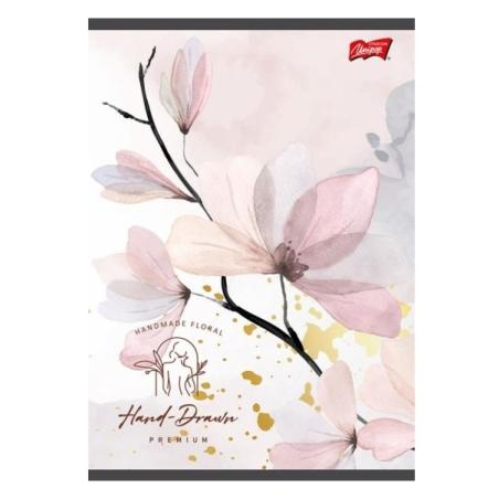 Zeszyt A5 60k linia Laminowany Romantic Garden UNIPAP