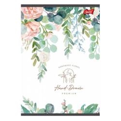 Zeszyt A5 60k linia Laminowany Romantic Garden UNIPAP