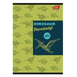 Zeszyt A5 16k linia podwójna dwukolorowa Dinosaur UNIPAP