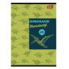 Zeszyt A5 16k linia podwójna dwukolorowa Dinosaur UNIPAP