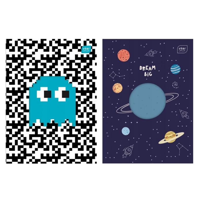 Zeszyt A5 16k kratka Kolekcja chłopięca (CH) INTERDRUK