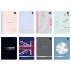 INTERDRUK Metallic Dots A5 Squared Notebook – 64 Sheets