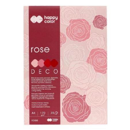 Blok techniczny Deco Rose A4 20ark. HAPPY COLOR