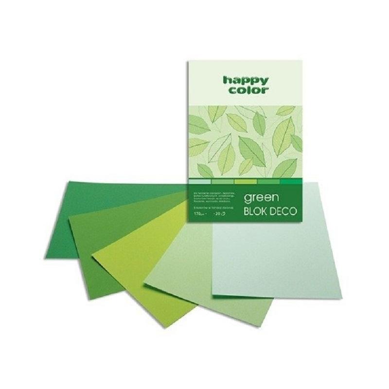 Blok techniczny Deco Green A5 20ark. HAPPY COLOR