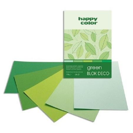 Blok techniczny Deco Green A5 20ark. HAPPY COLOR