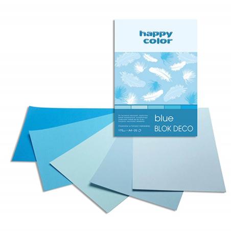 Blok techniczny A4 Deco Blue 20ark. HAPPY COLOR