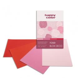 Blok techniczny Deco Rose A5 20ark. HAPPY COLOR