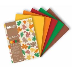 Blok Deco Autumn 170g A4, 20ark., 5 kolorów