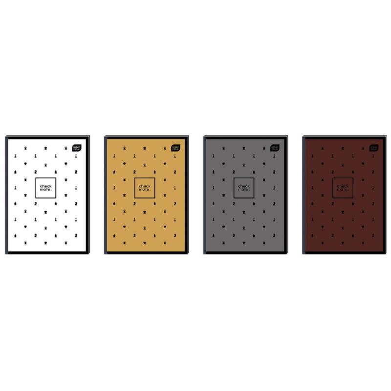 Brulion A5 96k kratka Soft Touch Szachy (GK) INTERDRUK