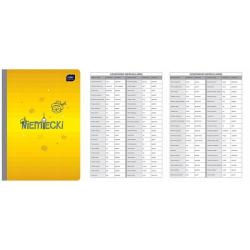 Zeszyt A5 60k kratka Język niemiecki Hybrid INTERDRUK