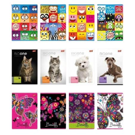 Zeszyt A5 32k. linia podwójna dwukolor.