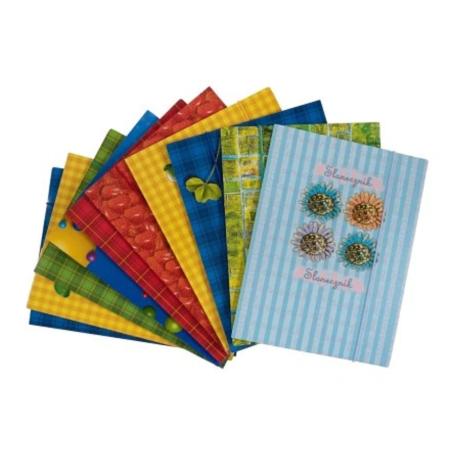 Teczka z gumką A5 kreska