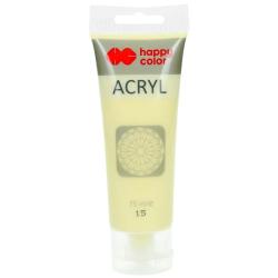 Farba akrylowa 75ml jasnożółty limonka  HAPPY COLOR