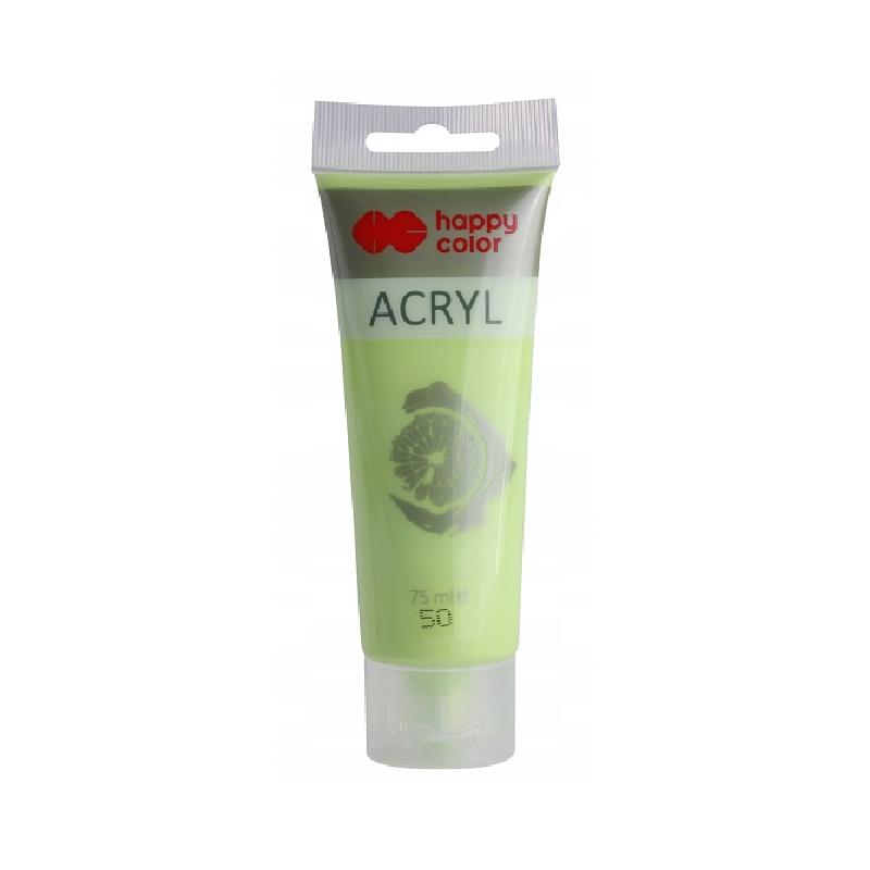 Farba akrylowa 75ml, limonka