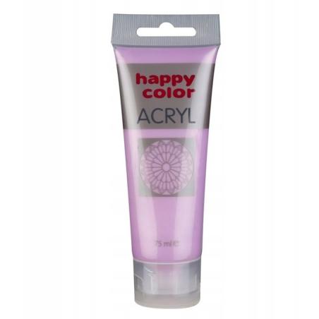 Farba akrylowa 75ml, różowy metalik HAPPY COLOR
