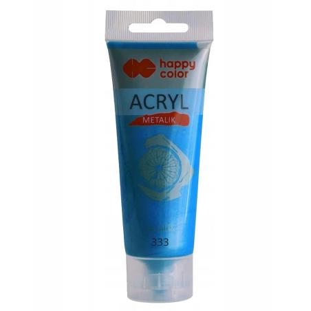 Farba akrylowa 75ml, granatowy metalik
