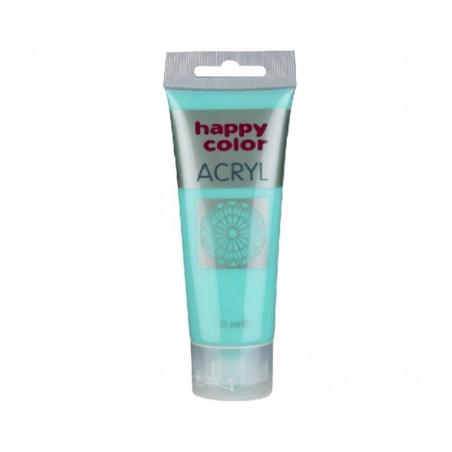 Farba akrylowa 75ml zielony pastelowy HAPPY COLOR