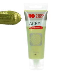 Farba akrylowa 75ml zielone złoto metalik HC