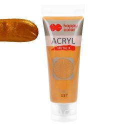 Farba akrylowa 75ml florenckie złoto metalik HAPPY COLOR