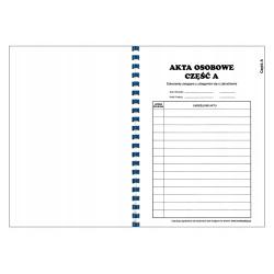 Skoroszyt do akt osobowch KONFEX bind. zew. czarny