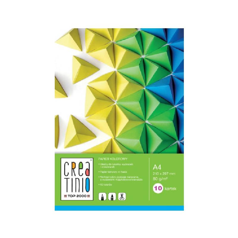 Papier kolorowy A4 10k 80g CREATINIO