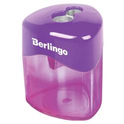 BERLINGO temperówka doublecolor 2otw. pojemnik mix