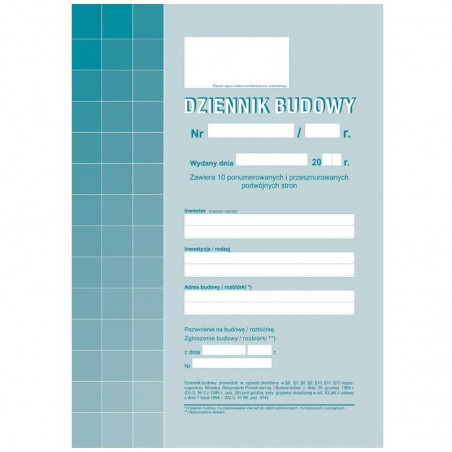 Колода будівництва А4 MICH 603-1