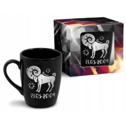 Ceramiczny kubek baryłka 300ml ZODIAKI
