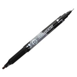 tetis marker perm. cienki okr.dwustronny czarny