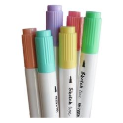 Marker do szkicowania 8kol. pastel. (P) INTERDRUK